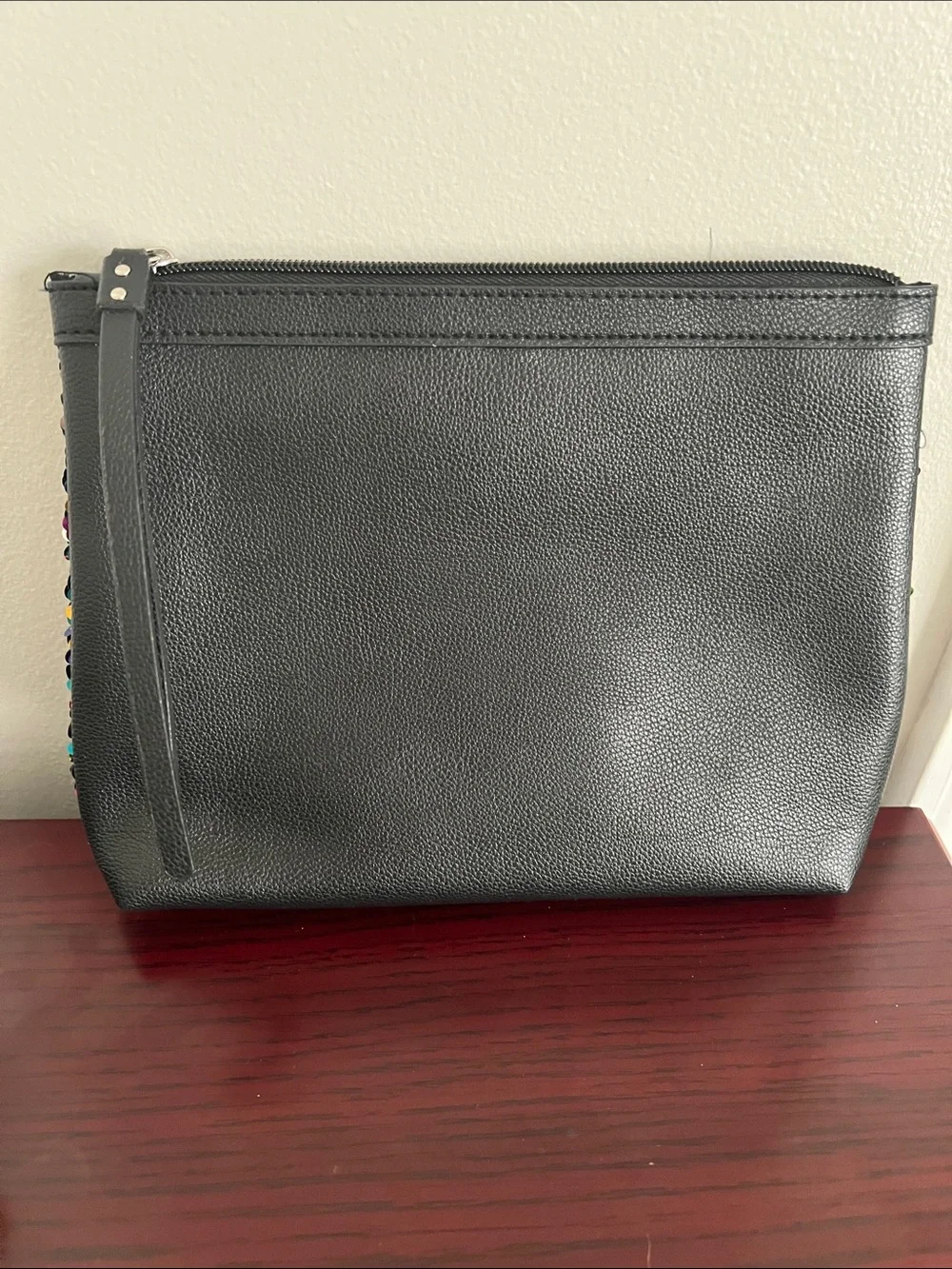 Victoria's Secret Sequin Rainbow Makeup Bag/Clutch